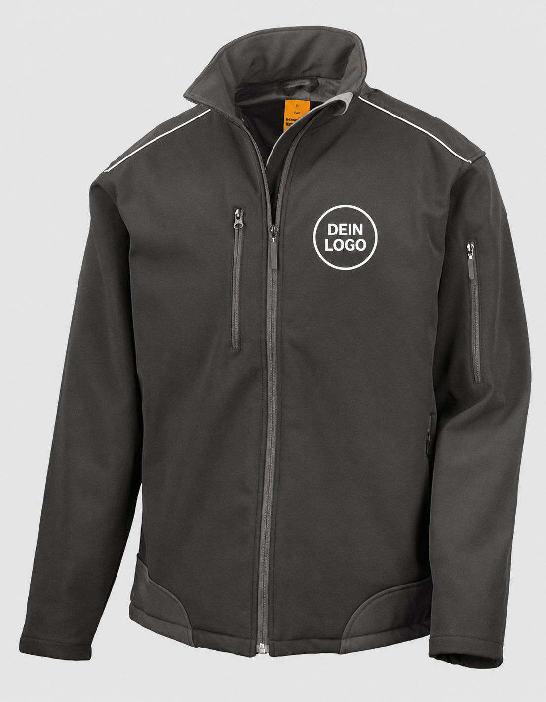 Premium Ripstop Softshell Arbeitsjacke mit Firmenlogo | 340 g/m² | R124X