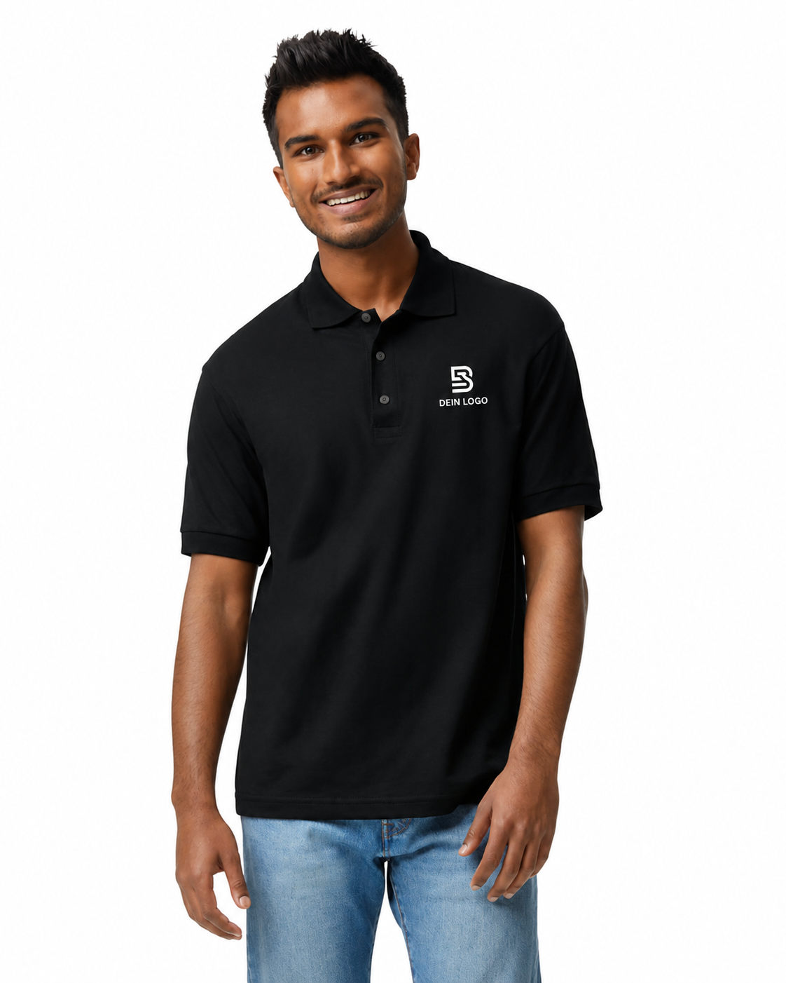 Personalisiertes Basic Polo mit Ihrem Logo - 185 gr