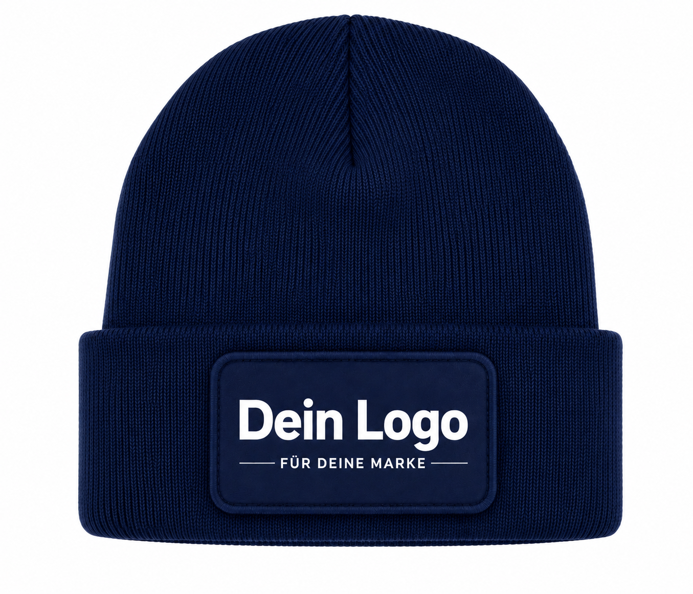 Personalisierte Wintermütze mit Firmenlogo
