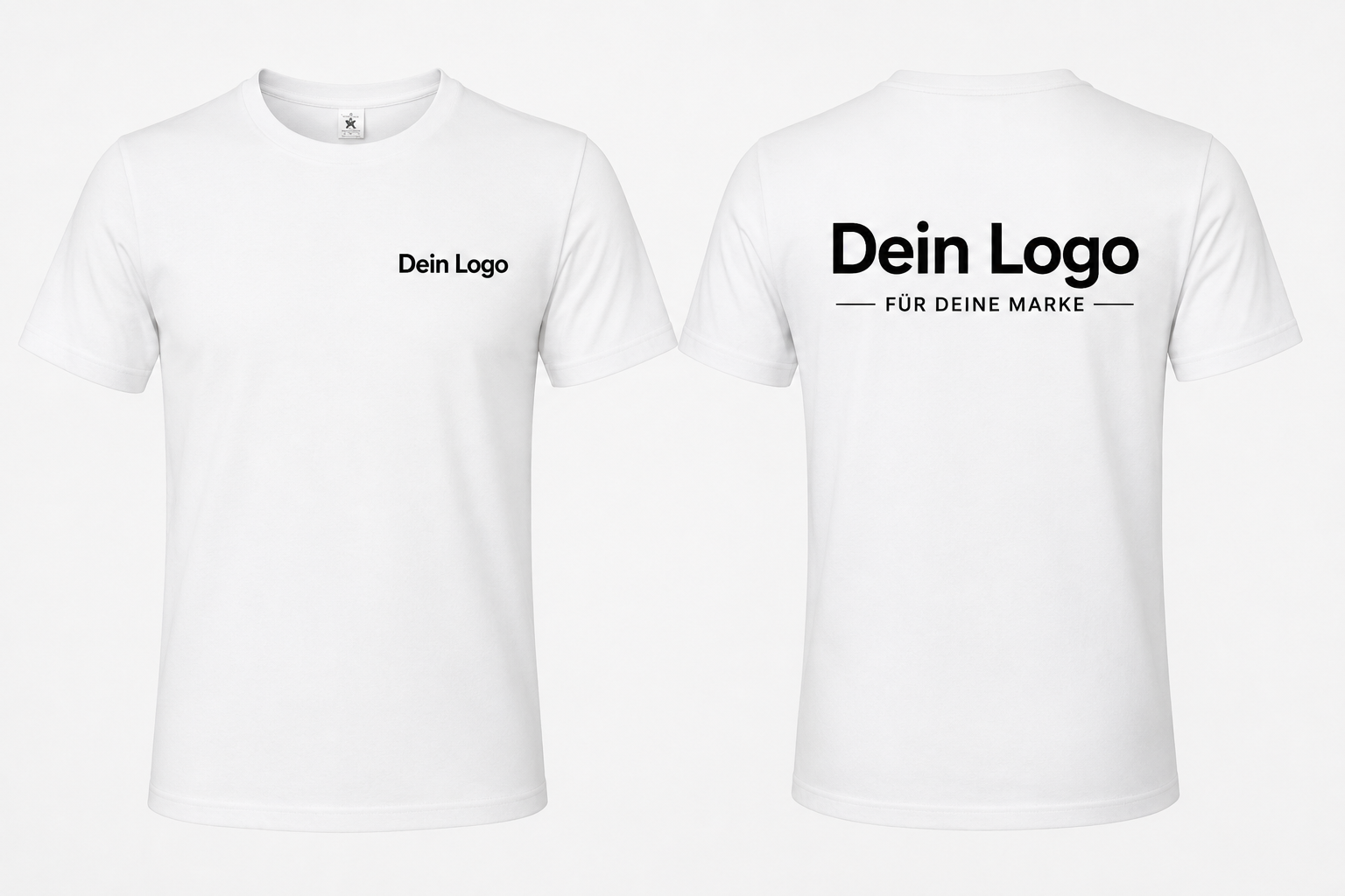 Basic T-Shirt mit Firmenlogo – personalisiert | BC150 | 150 g/m²- Man